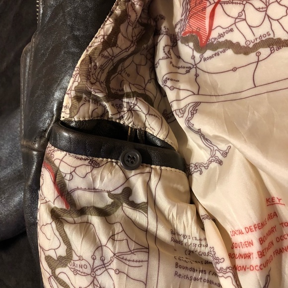 Top Gun Original PU Aviator leather Bomber - Picture 6 of 7